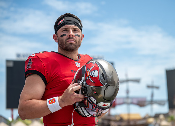 Recent work with NFL quarterback Baker Mayfield for a regional healthcare campaign.